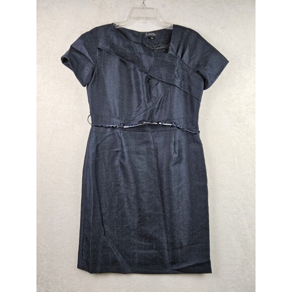 Tahari Arthur S. Levine Women's Short Sleeve Belted Dress Size 12 - Picture 1 of 4